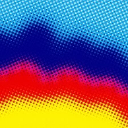 Abstract colorful vector background with halftone effectのイラスト素材