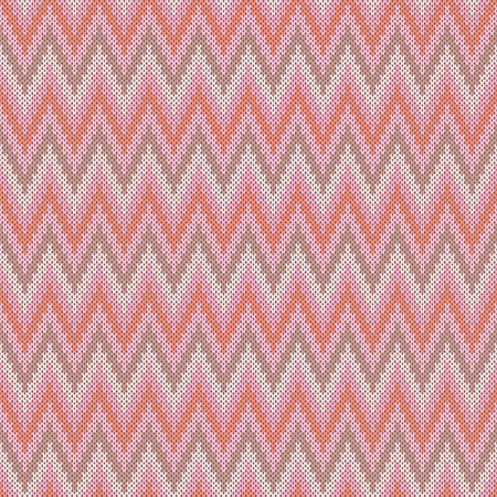 Seamless jacquard knitting pattern. Knitwear texture. Vector Illustrationのイラスト素材