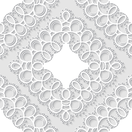 Elegant seamless lace pattern. Openwork background. Vector Illustrationのイラスト素材