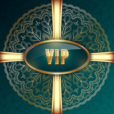 Elegant VIP invitation card.のイラスト素材