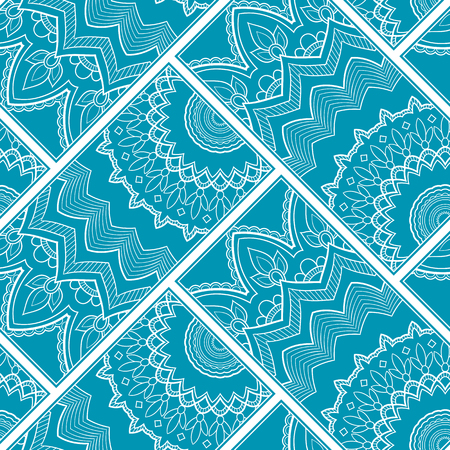Line art seamless pattern for fabric or wrapping paper. Background with hand-drawn elementsのイラスト素材