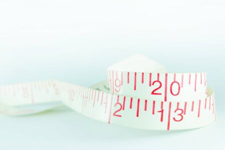 line tape measure white new year 2013の写真素材