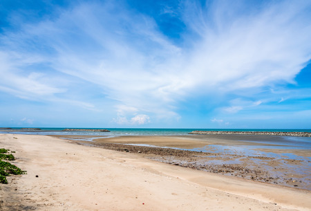 Blue sky and sea on holiday