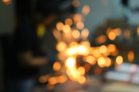 Bokeh Or Blur Candle Lighting Abstract Background.の写真素材