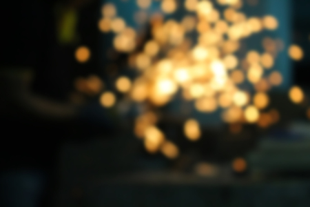 Bokeh Or Blur Candle Lighting Abstract Background.の写真素材
