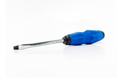 Screwdriver on white background