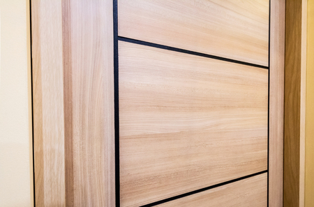 wooden door closeup textureの写真素材