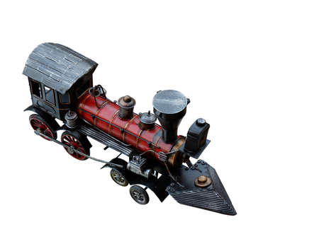 small black and red iron train background