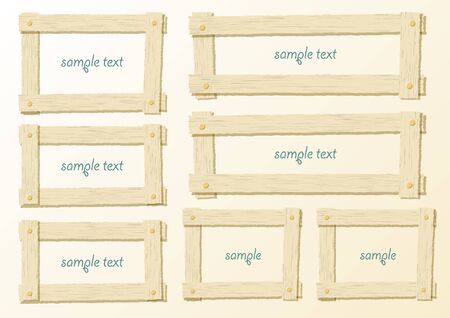 Simple billboard frameのイラスト素材