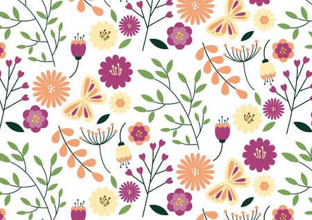 Flower Pattern 1のイラスト素材