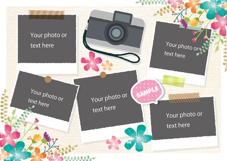Photo Frame Setのイラスト素材