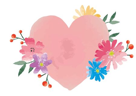 Valentine's Heart Frameのイラスト素材