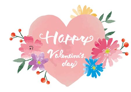 Valentine's Heart Frameのイラスト素材