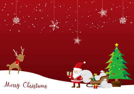Background material for Christmasのイラスト素材