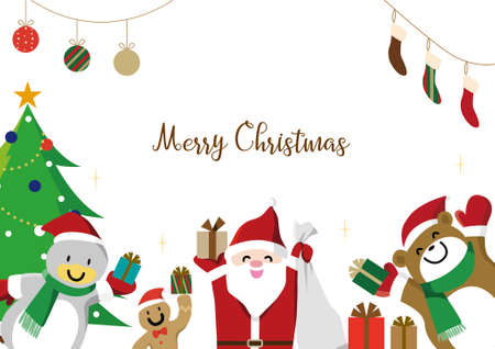 Background material for Christmasのイラスト素材