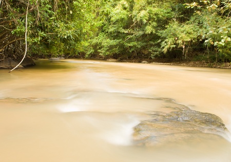 Sridit Waterfall of KHAOKHO Mountain at Petchbun province,THAILAND の写真素材