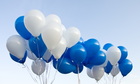 Balloons on sky  