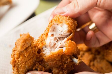 Crunchy chickenの写真素材