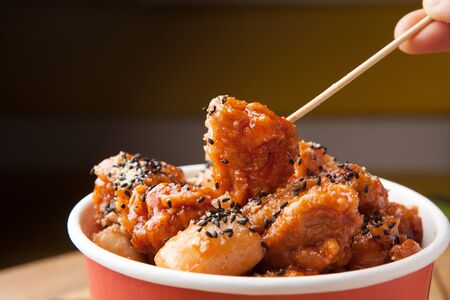 Sweet and Sour Chicken, dalgangjeongの写真素材