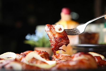 bake chickenの写真素材