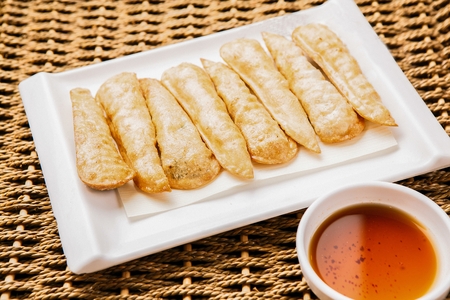 Chili Dumplings on plate