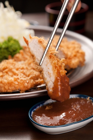 pork cutletの写真素材