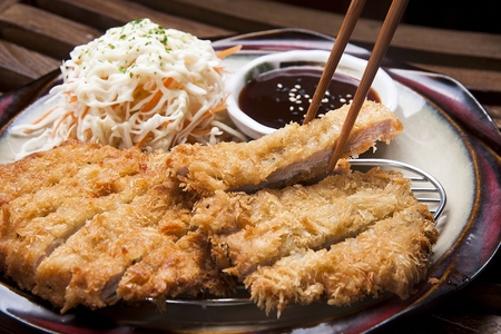 pork cutletの写真素材