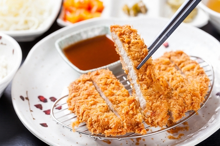 pork cutletの写真素材