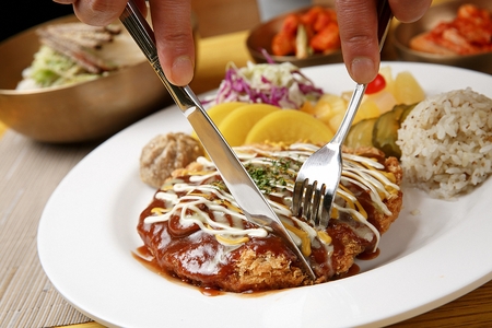 dishes la carteの写真素材