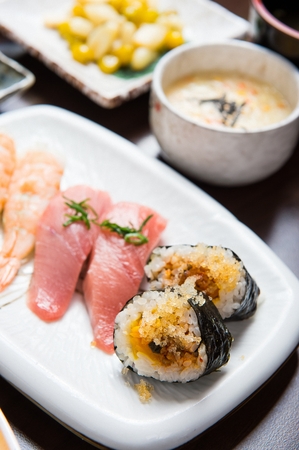 Assorted sushiの写真素材