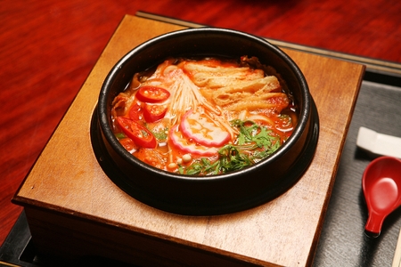 Nabe udonの写真素材