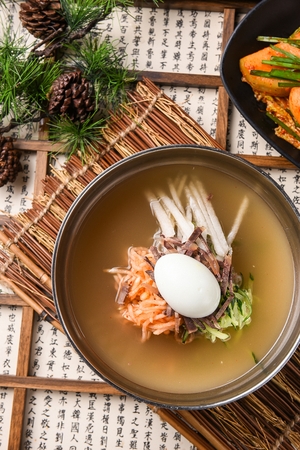 Mul naengmyeonの写真素材