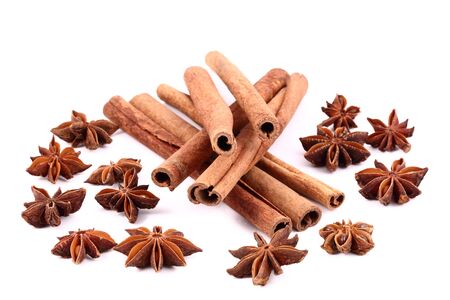 Spices cinnamonの写真素材