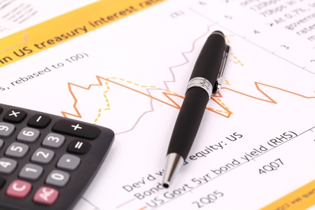 Financial success at the stock marketの写真素材