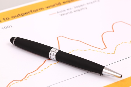 Financial success at the stock marketの写真素材