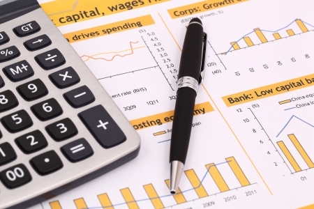 Financial success at the stock marketの写真素材