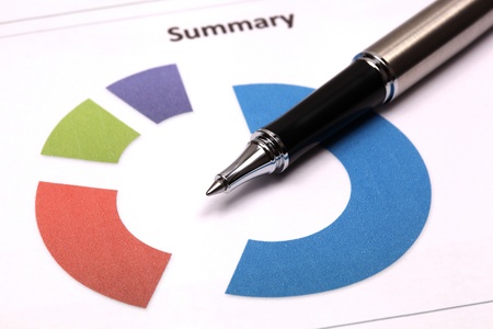 Business report,The workplace of businessの写真素材