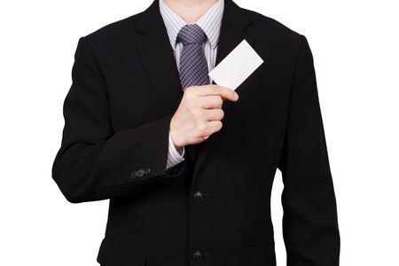business man portrait isolated on whiteの写真素材