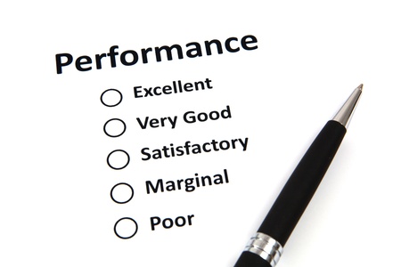 Performance evaluation formの写真素材