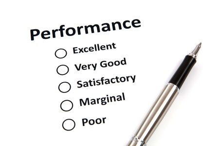 Performance evaluation formの写真素材