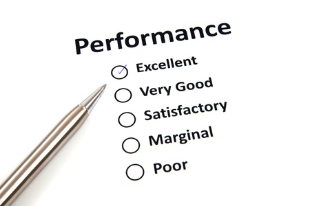 Performance evaluation formの写真素材
