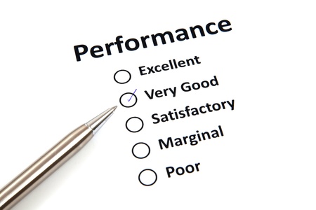 Performance evaluation formの写真素材