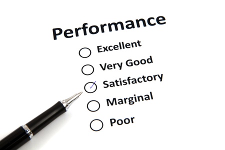 Performance evaluation formの写真素材