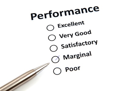 Performance evaluation formの写真素材