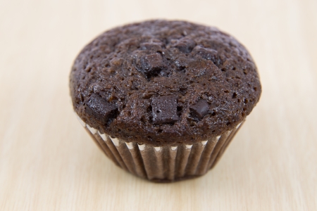 banana cake muffins on a chopping boardの写真素材