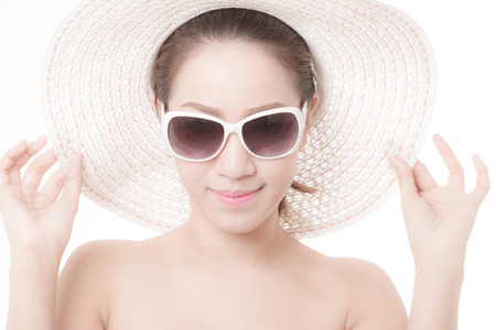 Portrait of beautiful womanの写真素材