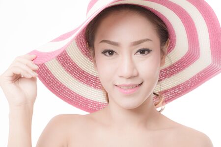 Portrait of beautiful womanの写真素材