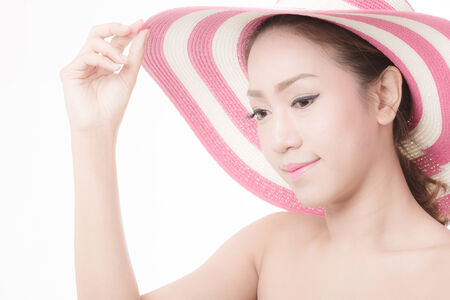 Portrait of beautiful womanの写真素材