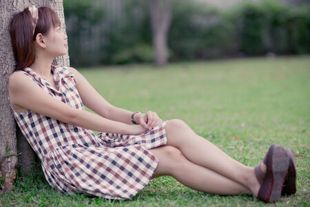 Woman in freedomの写真素材