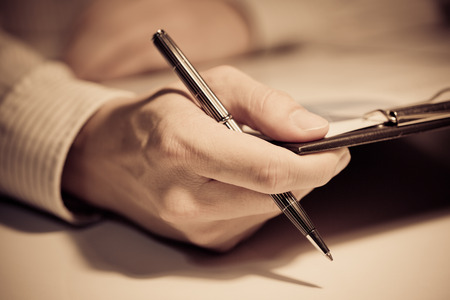 signing finance contract